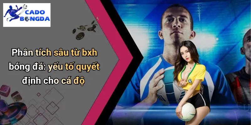 BXH bóng đá 3 BXH Bóng Đá