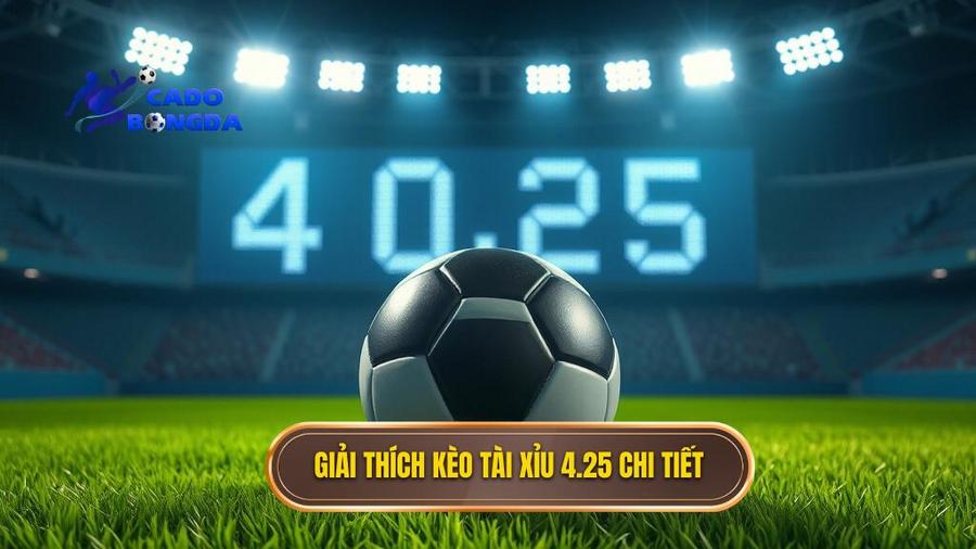 Kèo tài xỉu 4.25 là gì? Giải mã chi tiết và chiến thuật chơi bất bại 1 1. Giải thích kèo tài xỉu 4.25 chi tiết
