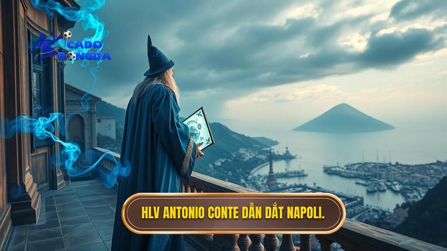 3. HLV Antonio Conte dẫn dắt Napoli.