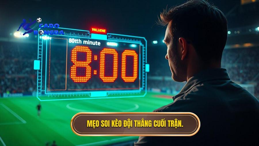3. Mẹo soi kèo đội thắng cuối trận.